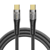  Cáp Sạc Nhanh C to C/USB to C ROCK Z21 Transparency Series 100W/6A (1.2m) 