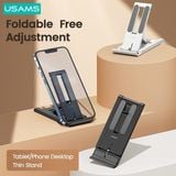  Đế giữ điện thoại xếp gọn USAMS ZJ070 Spring Folding Desktop Tablet/Phone Stand 