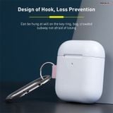  Case chống sốc có móc khoá đeo cho Airpods Baseus Let''s go Woven Label Hook Protective Case (For AirPods 1/2 Generation) 