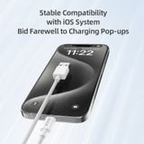  Cáp Sạc Nhanh USB to Lightning ROCK Z20 2.4A (1M, Nylon Braided) 