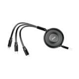  Cáp Sạc Đa Năng ROCK G16 3-in-1 USB to M+L+C 3.5A (1m, 480Mbps) 