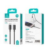  Cáp sạc nhanh USAMS SJ712 Type-C To Lightning 30W Fast Charging YD Series 