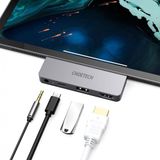  Hub chuyển đa năng 4 in1 CHOETECH M13 cho Macbook/iPAD/Surface/Laptop/SmartPhone (HUB-M13, Type C to HDMI 4K@60Hz, AUX, USB, Type C PD Fast Charge) 