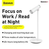  Đèn đọc sách để bàn chống mõi mắt, chống cận Baseus i-work Series Charging Office Reading Desk Lamp (1800mAh ,40+ hours, 3 mode Color, Spotlight) 