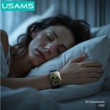  Đồng Hồ Thông Minh USAMS AT02 (Bluetooth v5.0, Smart Life/Health Monitoring/Exercise Record, 2.01-inch HD Colourful Display, Intelligent voice assistant, Control mobile phone to take photos, BT hands-free calling) 