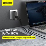  Bộ sạc nhanh đa năng Baseus GaN2 Pro Quick Charger 120W dùng cho Smartphone/ Tablet/ Macbook / Laptop (C+C+A, With C to C Cable, E-mark Chip) 