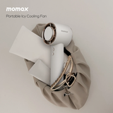  Quạt tích điện cầm tay Momax Ultra Freeze Portable Icy Cooling Fan IF15 (có sò lạnh, 3 cấp độ gió) 