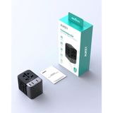  Củ Sạc Du Lịch 3C+2A AUKEY PA-TA07A 35W (US/AU/UK/EU, + AC Socket) 