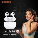  Tai Nghe Bluetooth TWS RIVERSONG Airfly L3 (Bluetooth v5.3, 5H, IPX5, ENC, Driver 13mm) 