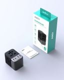  Củ Sạc Du Lịch 4C+1A AUKEY PA-TA08A 65W (US/AU/UK/EU, + AC Socket) 