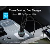 Tẩu Sạc Ô Tô 2C+1A ANKER A2731 67W (ActiveShield™ 2.0, PowerIQ™ 3.0) 