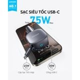  Tẩu Sạc Ô Tô 1C ANKER A2738 75W (With Built-In Retractable Type-C Cable, ActiveShield™ 3.0) 