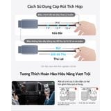  Tẩu Sạc Ô Tô 1C ANKER A2738 75W (With Built-In Retractable Type-C Cable, ActiveShield™ 3.0) 