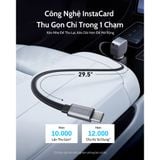  Tẩu Sạc Ô Tô 1C ANKER A2738 75W (With Built-In Retractable Type-C Cable, ActiveShield™ 3.0) 