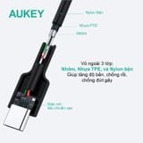  Cáp Sạc Nhanh USB to Type-C AUKEY CB-CD30 (0.9m, 480Mbps, 3A) 