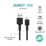  Cáp Sạc Nhanh USB to Type-C AUKEY CB-CD30 (0.9m, 480Mbps, 3A) 