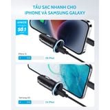  Tẩu Sạc Ô Tô 1C+1A ANKER A2735 52.5W (ActiveShield™ 2.0, PowerIQ™ 3.0) 