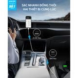  Tẩu Sạc Ô Tô 1C+1A ANKER A2735 52.5W (ActiveShield™ 2.0, PowerIQ™ 3.0) 