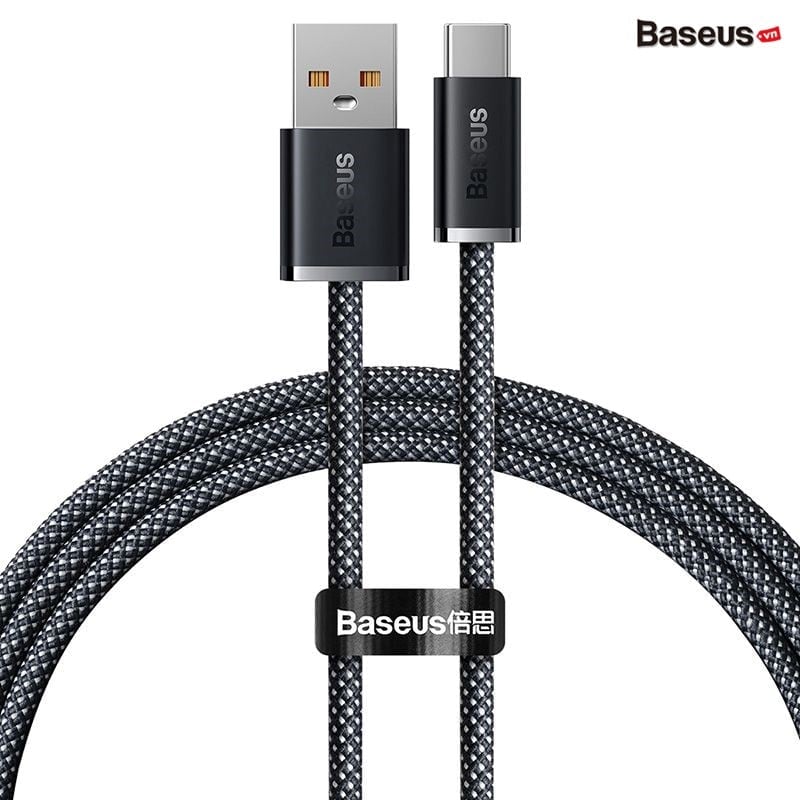 Cáp sạc Baseus Dynamic Series Fast Charging Data Cable USB to Type-C 100W 2m Slate Gray