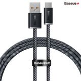  Cáp Sạc Nhanh, Vải Dù Siêu Bền Baseus Dynamic Series USB to Type-C 100W (5A/20V, ABS+ High Density Braided Wire, Fast Charging Data Cable) 