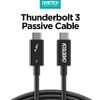  Cáp C to C xuất Video 5K CHOETECH A3009 Thunberbolt3 Passive Cable (0.8m/2.6ft Type C to Type C, 40Gbps, PD100W, 5K@60Hz Thunderbolt 3 Passive Cable) 