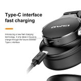  Tai Nghe Chụp Tai Không Dây AWEI A710BL (Bluetooth v5.0, 13H, IPX5, ANC) 