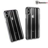  Ốp lưng trong suốt chuyển màu Baseus Aurora Case cho iPhone X (Luxury Gradient Hard Plastic Case) 