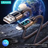  Cáp sạc nhanh USAMS SJ543 U78 Lightning Digital Display Charging & Data Cable 