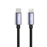  Cáp Sạc Nhanh Cho iPhone 14/15 Series ROCK Deep Indigo Series 27W/100W Fast Charge Data Cable 