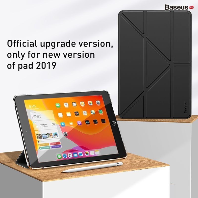  Bao da Baseus Jane Y-Type Leather Smart Case dùng cho iPad 10.2inch  (PU Leather Flip Smart Sleep Cover) 