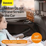  Giá treo xếp gọn dùng gắn lưng ghế trên xe hơi Baseus Fun Journey Backseat Lazy Bracket (dùng cho Smartphone/ Tablet/ iPad 4.7 - 12.3 inches ) 