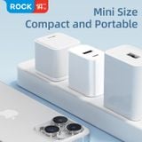  Củ Sạc Nhanh ROCK T43 Dual Port A+C PD 20W 