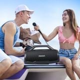  Loa Bluetooth Tronsmart Bang Max 130W, Cổng Micro có dây, Cổng kết nối Guitar 