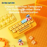 Bảng Số Điện Thoại Dùng Cho Ô Tô ROCK Crayon Shinchan Retro 
