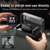  Bộ Microphone không dây cài áo Rtako MICACE K9 95db strong noise reduction clip microphone (Chống ồn 95db, 200m, LCD Display, Bộ 3 cái 2TX + 1RX) 