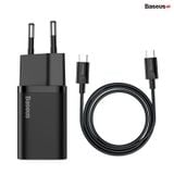  Bộ sạc nhanh Baseus Super Si 1C 25W Quick Charger Sets (PD/QC3.0 Quick charger, With Cable) 