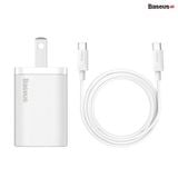  Bộ sạc nhanh Baseus Super Si 1C 25W Quick Charger Sets (PD/QC3.0 Quick charger, With Cable) 
