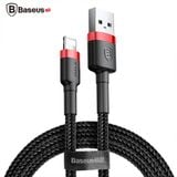  Cáp sạc nhanh, truyền dữ liệu tốc độ cao Baseus Cafule Lightning cho iPhone/ iPad ( 2.4A, Sạc nhanh, Siêu bền) 