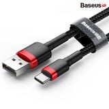  Cáp Sạc Nhanh, Siêu Bền Baseus Cafule Type C Quick Charge cho Smartphone/ Tablet ( 3A, Sạc nhanh Quick charge 3.0, Siêu bền) 