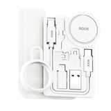  Hộp Đựng Bộ Cáp Sạc Đa Năng ROCK L14 (Lightning, Type-C, iWatch) 
