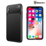  Ốp lưng chống sốc Baseus Knight Case cho iPhone X (Tempered Glass + Silicone Hybrid Armor) 