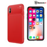  Ốp lưng chống sốc Baseus Knight Case cho iPhone X (Tempered Glass + Silicone Hybrid Armor) 