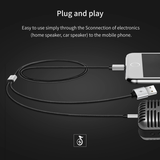  Cáp chuyển cổng Lightning sang Audio AUX 3.5mm + USB Baseus L34 cho iPhone/ iPad (Lightning 8 Pin to 3.5mm USB Audio Cord) 