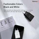  Combo cốc sạc và cáp sạc Baseus Speed Mini Dual U Travel Charger 10.5W Black Charging Sets (With Mini White Cable USB For iP 2.4A 1m) 