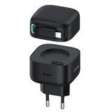  Củ Sạc Nhanh USAMS GaN Charger 35W Type C PD Fast Phone Charger Built in Quick Charge Cable 