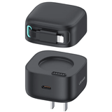  Củ Sạc Nhanh USAMS GaN Charger 35W Type C PD Fast Phone Charger Built in Quick Charge Cable 