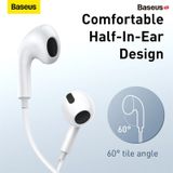  Tai Nghe Baseus Encok 3.5mm lateral in-ear Wired Earphone H17 