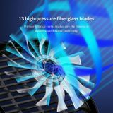  Quạt xếp đa năng gắn lưng ghế trên xe hơi Baseus Foldable Vehicle-mounted Backseat Fan LV507 (dùng trên bàn làm việc và trên ô tô) 