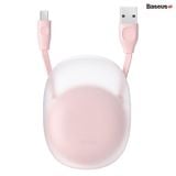  Cáp sạc nhanh dây rút Baseus Let''s Go Little Reunion Type C (2A/ 1m, One-Way Stretchable Quick charge  Data Cable) 