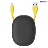  Cáp sạc nhanh dây rút Baseus Let''s Go Little Reunion Type C (2A/ 1m, One-Way Stretchable Quick charge  Data Cable) 